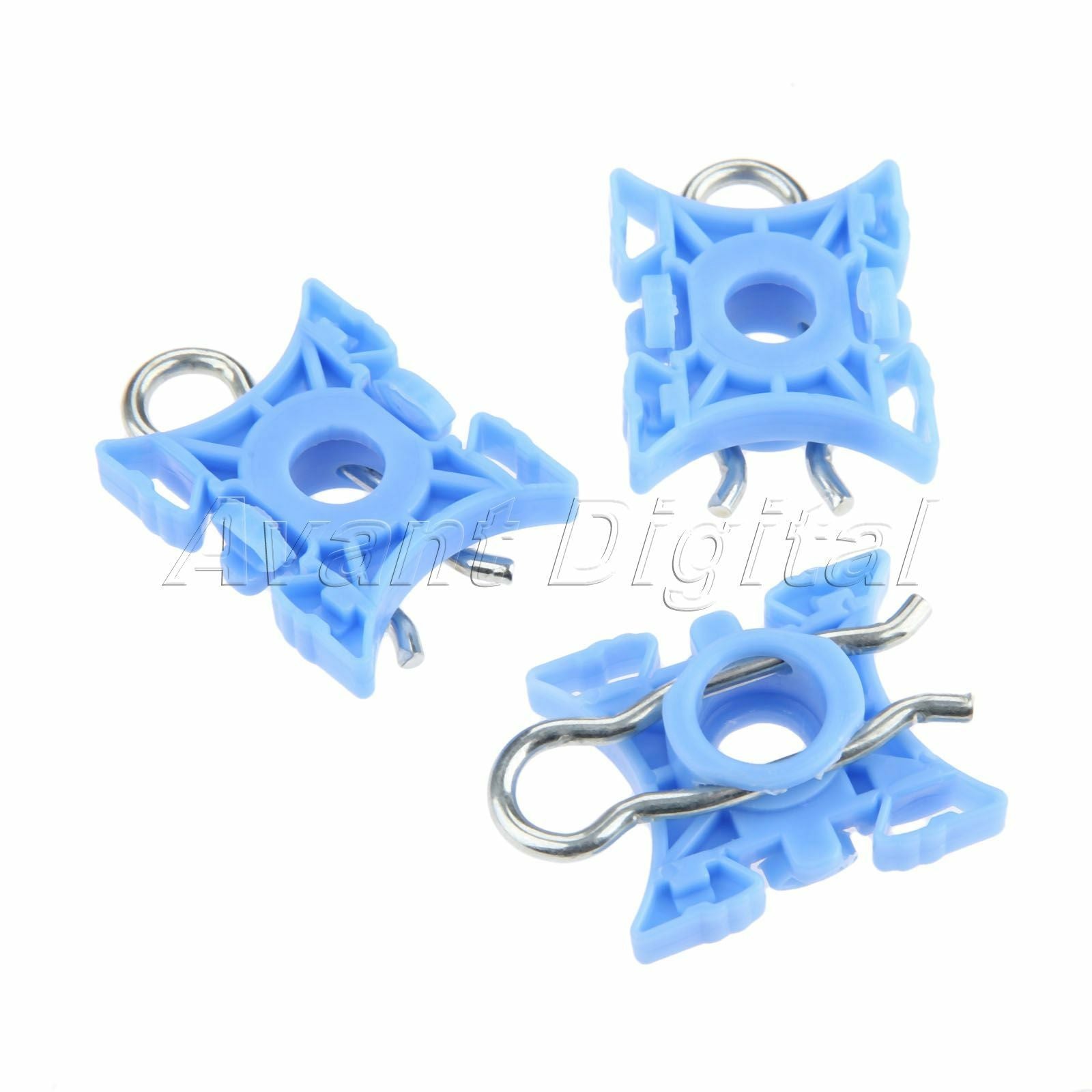 10PC Auto Car Window Regulator Repair Clips 3509416 Plastic Blue For E32 E34