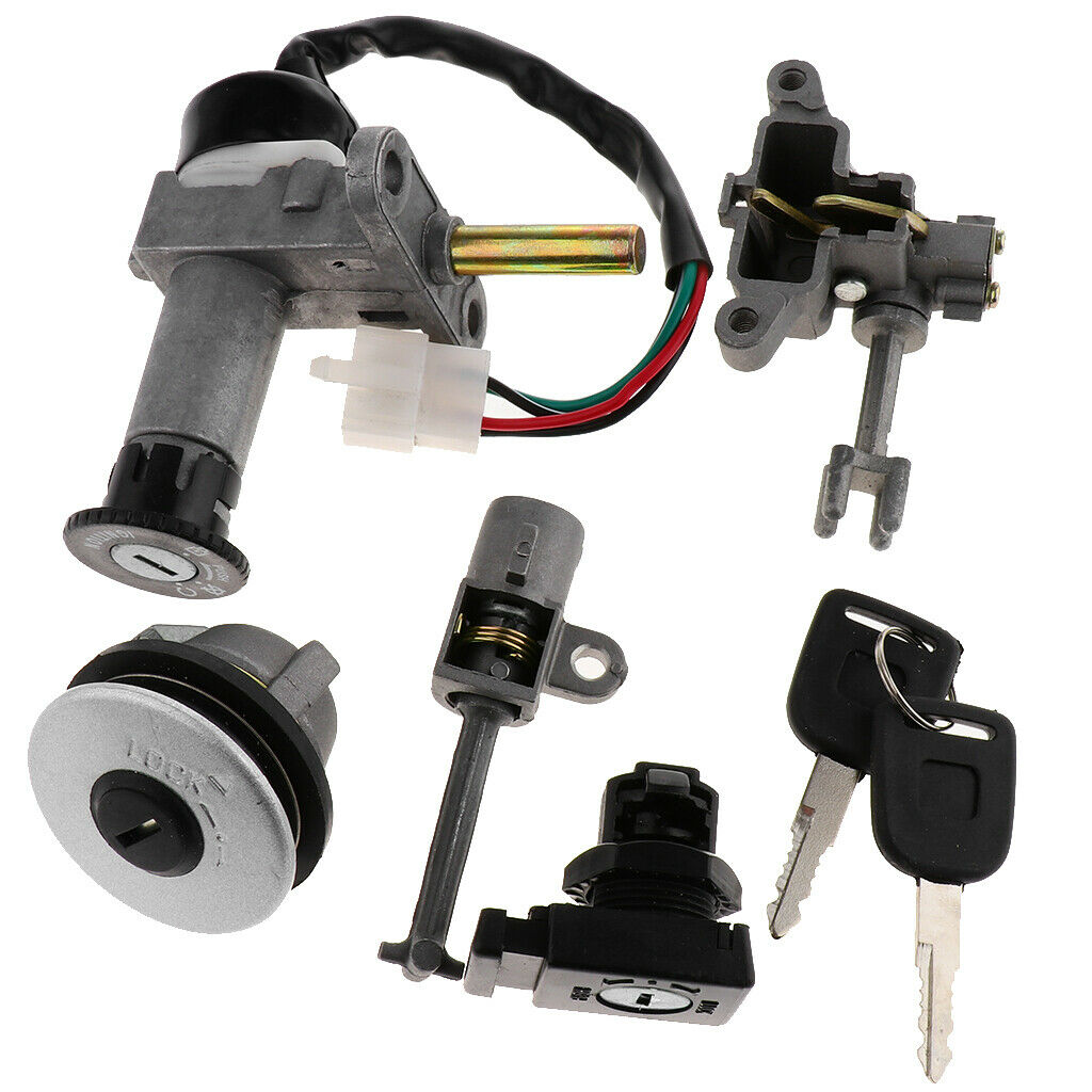 Fuel Tank Cap Lock Electric Door Lock Throttle Lock for Yamaha ZY125T