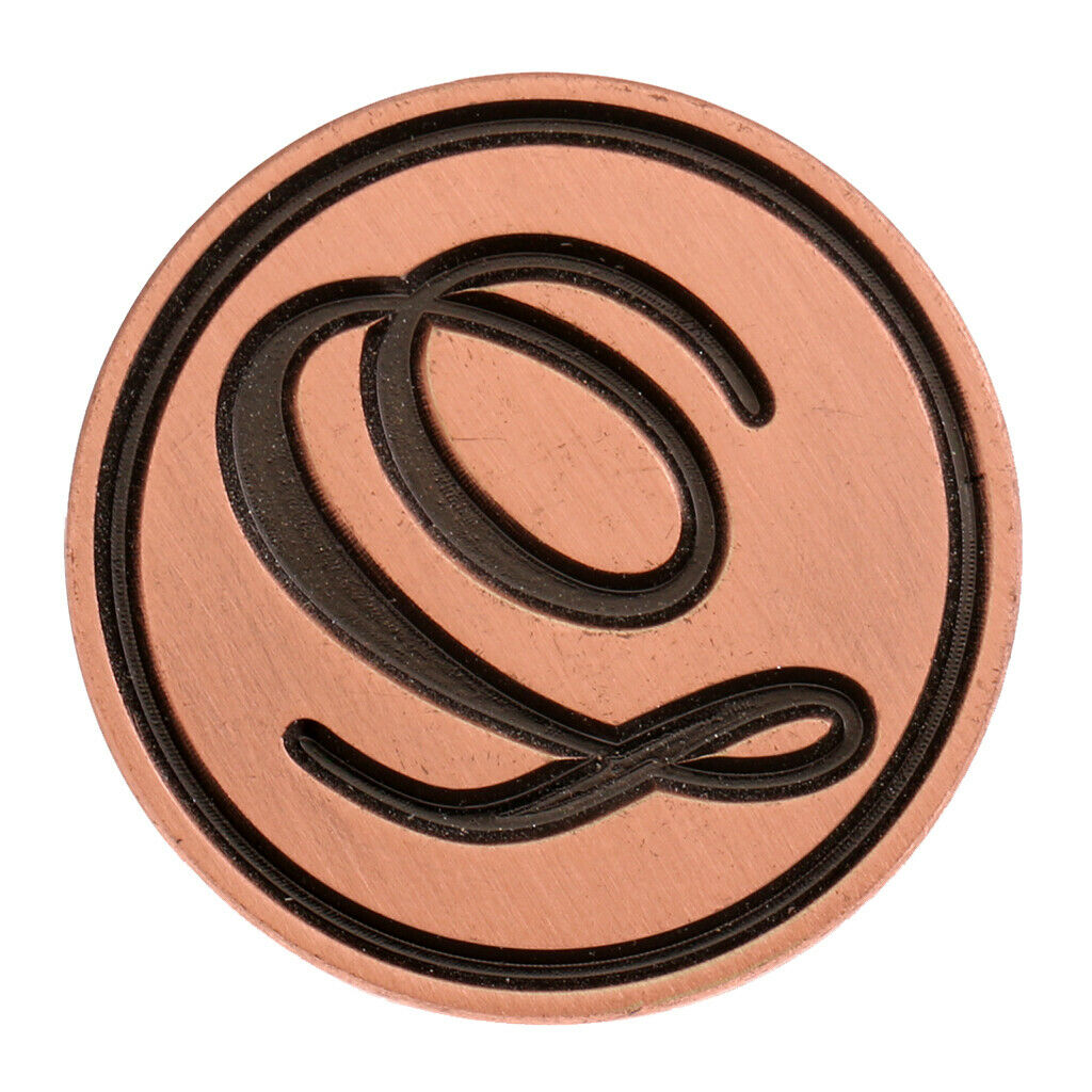 DIY Brass Head Letter A-Z Sealing Wax Stamp Wood Handle Scrapbookinp Q