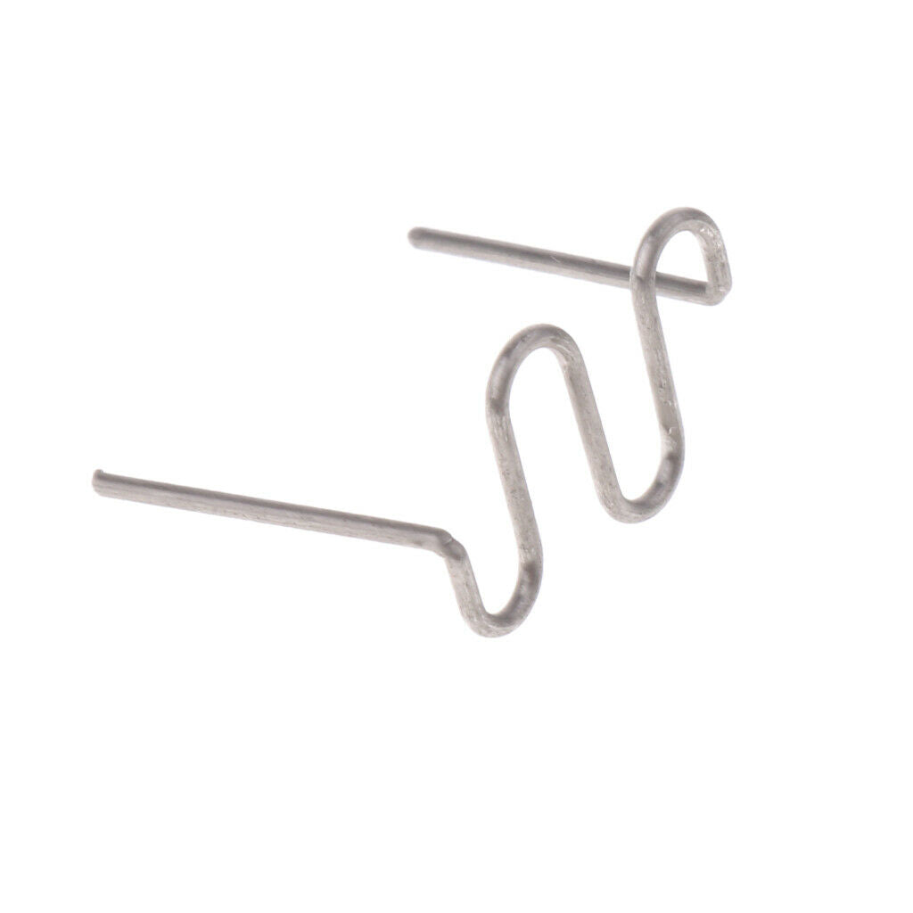 200 Pieces Car Welder Standard Pre Cut 0.8mm Hot Staples  S Shape