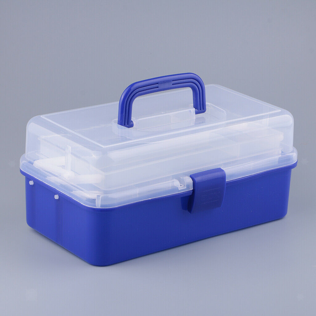 Multi Purpose Plastic Art Supply Tool Box Hobby Craft Storage Case Container