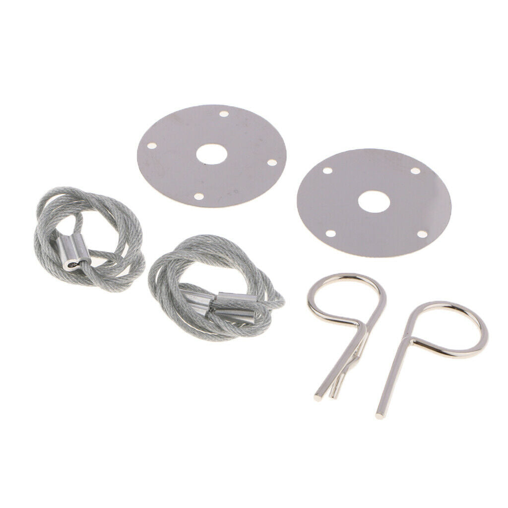 Car Auto Hair Pin Style Sport Hood Latch Pin Bonnet Engine Lock Set