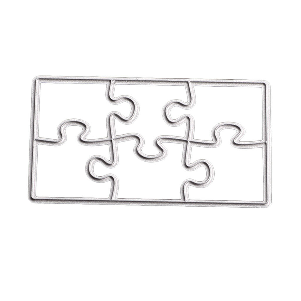 Jigsaw Puzzle Metal Stencils Die Cutting Template Dies Embossing Folder DIY
