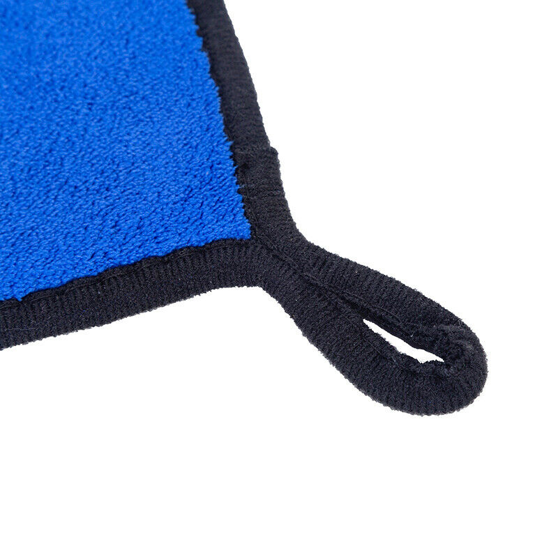 1PC Blue 800GSM Microfibre Cleaning Car Detailing Soft Cloths Wash Towel Duster