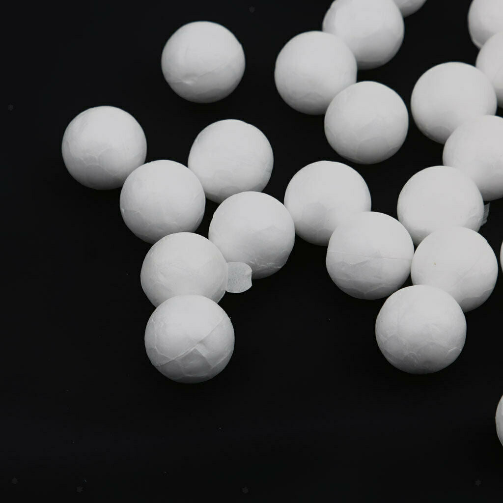 200pcs styrofoam ball white modeling polystyrene foam balls