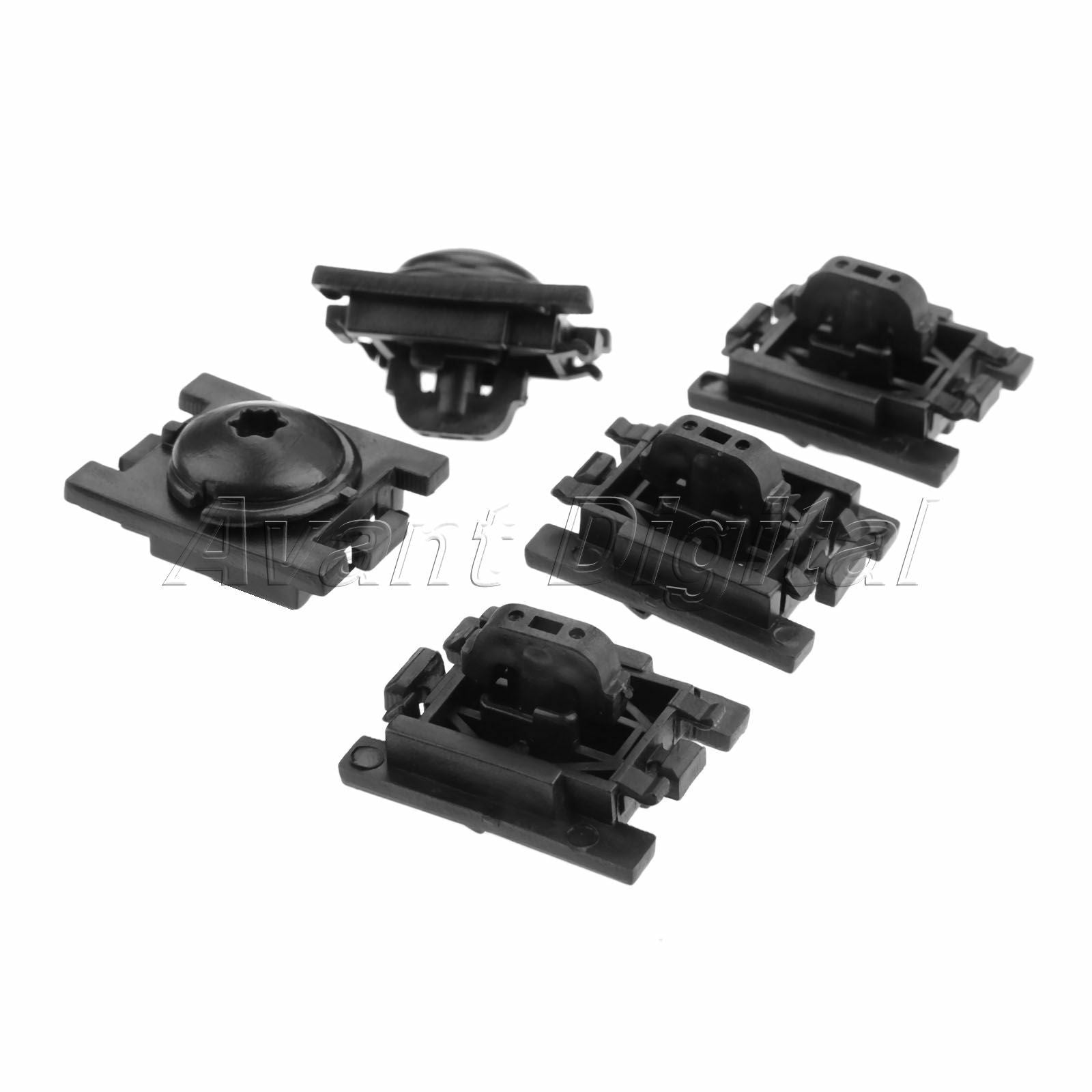 20PC Auto Mudguard Lining Nylon Fasteners Car Fender Fixing Clips Clamps Set