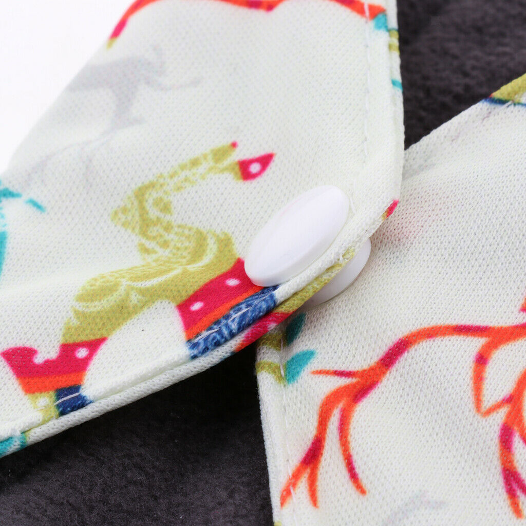 2Pieces Bamboo Cloth Washable Menstrual Pad Sanitary Towel Pad for Women S/M