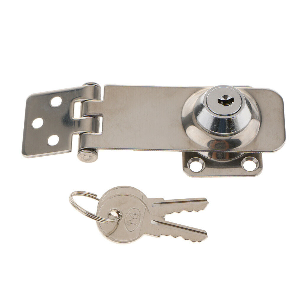 2pcs Hasp Lock 316 Stainless steel Safety lock Marine Hardware Boat Parts