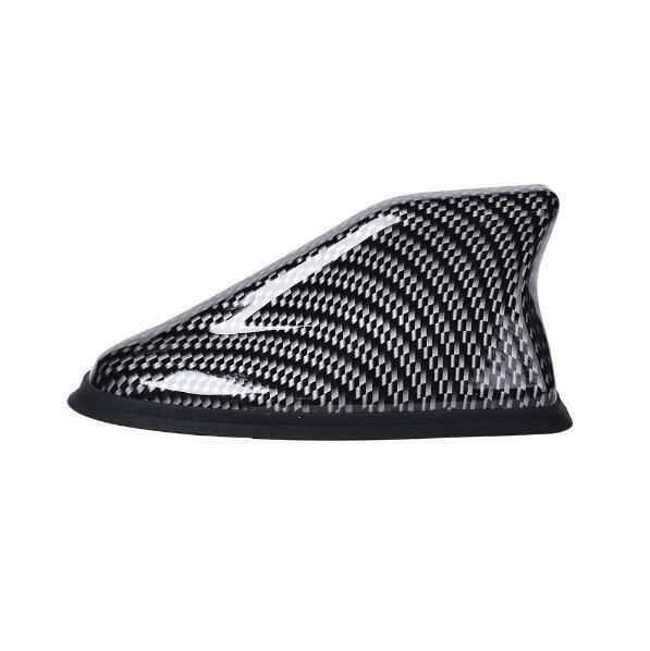 Auto Car Roof Antenna Shark Fin Aerials AM/FM Signal Radio Aerial Carbon Fiber
