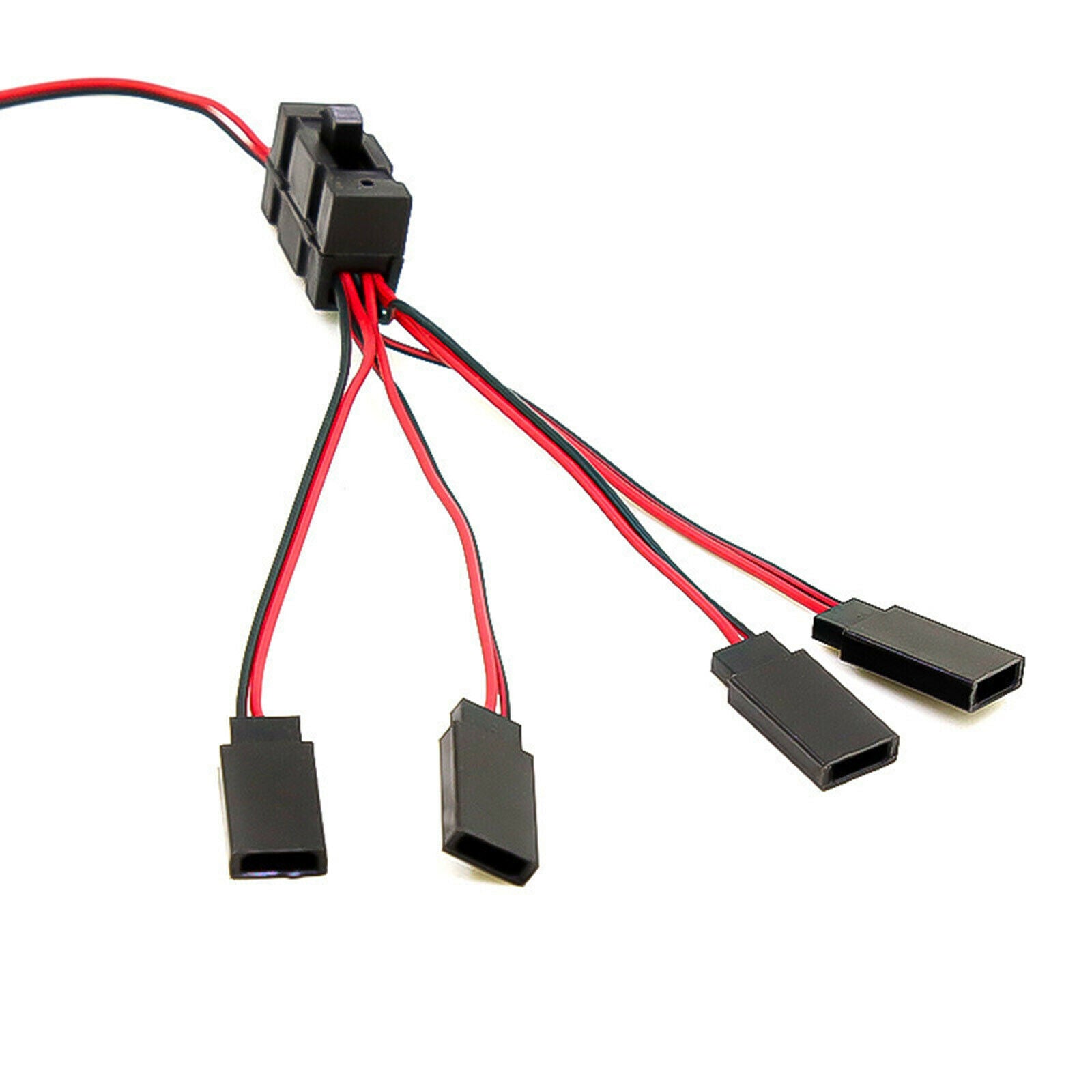 4-way LED Light Split On/off Switch Y Wire Splitter for SCX10 RC Crawler Car