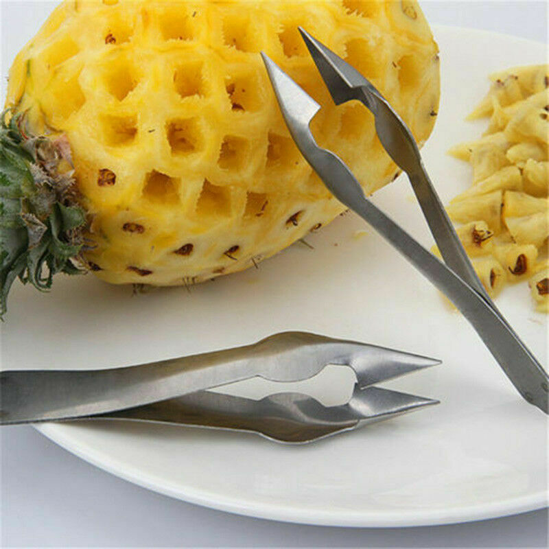 Fruit Pineapple Corer Slicer Peeler Cutter Parer Stainless Kitchen Easy Tool kit