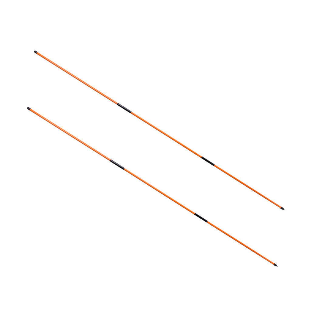 2x Golf Alignment Stick Putting Direction Rod Striking Practice Golf Supply