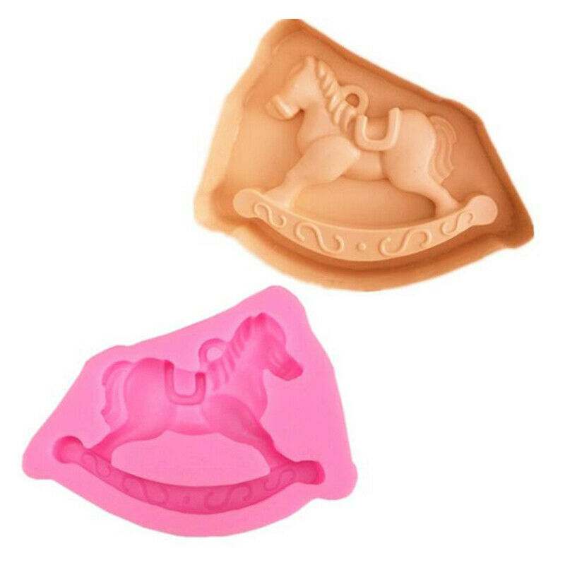 DIY Trojan Horse Shape Silicone Soft Candy Mold Cake Decorating Tool Cand.l8