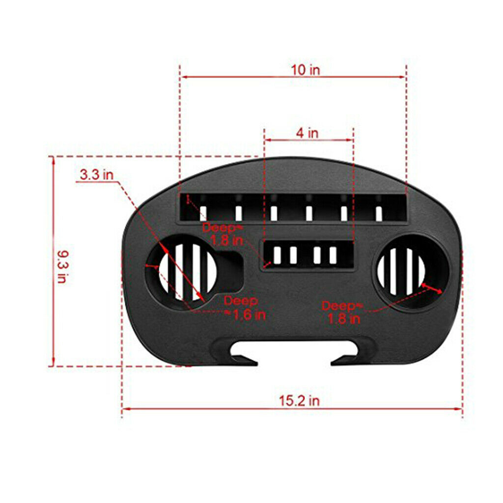 Universal Cup Holder for  Chair Lounge Clip On Table Tray 1#