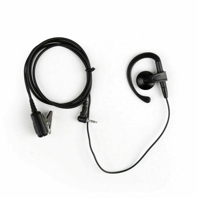 1x2.5mm Earhook Earpiece Headset P Mic Fits  T6200 T6220 T5422 Radio  UA