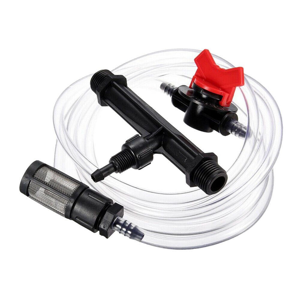 Irrigation Venturi Fertilizer Injectors Garden Device Switch Filter Kit Tube