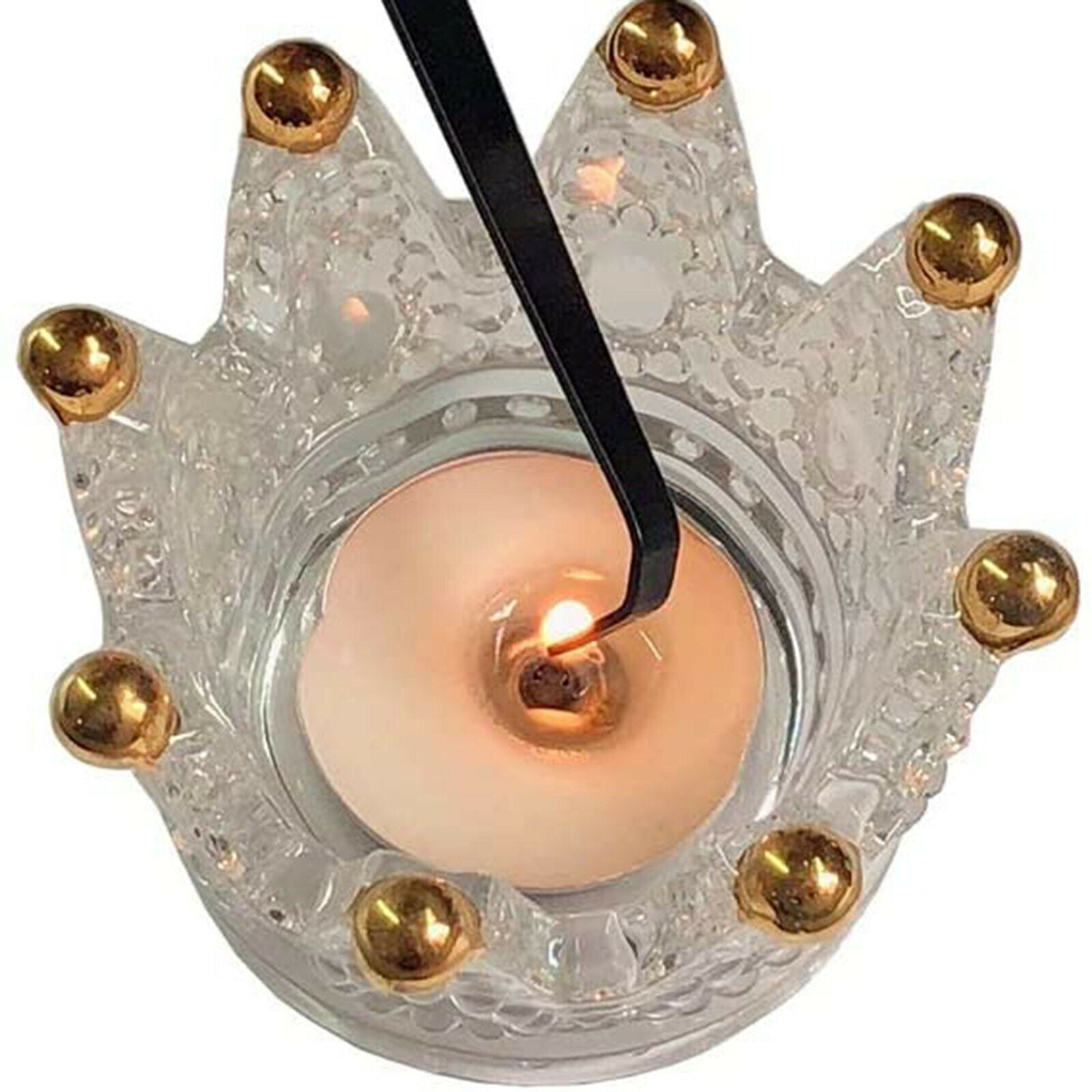 Black Candle Wick Trimmer Snuffer Dipper Oil Lamp Cutter Tool Care Kit