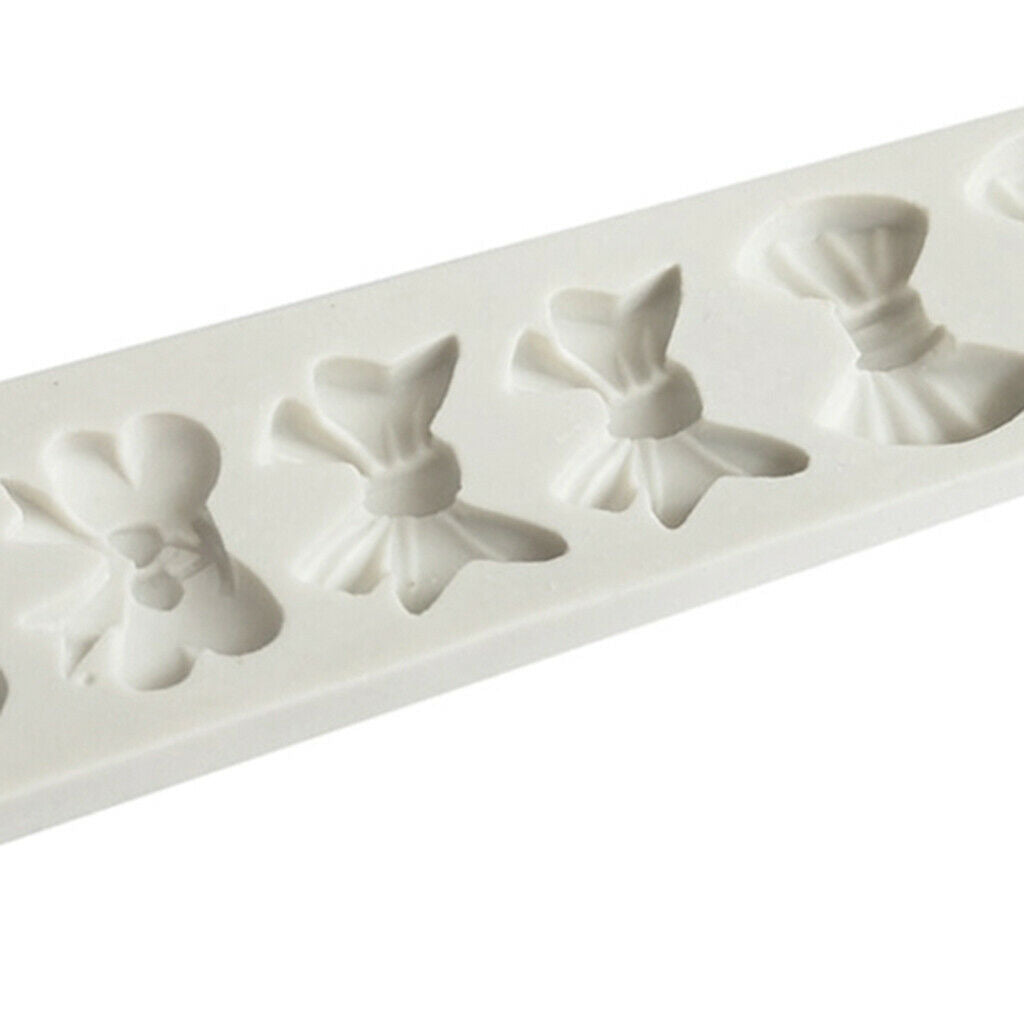 Bowtie shape fondant cake mold silicone candy chocolate mold