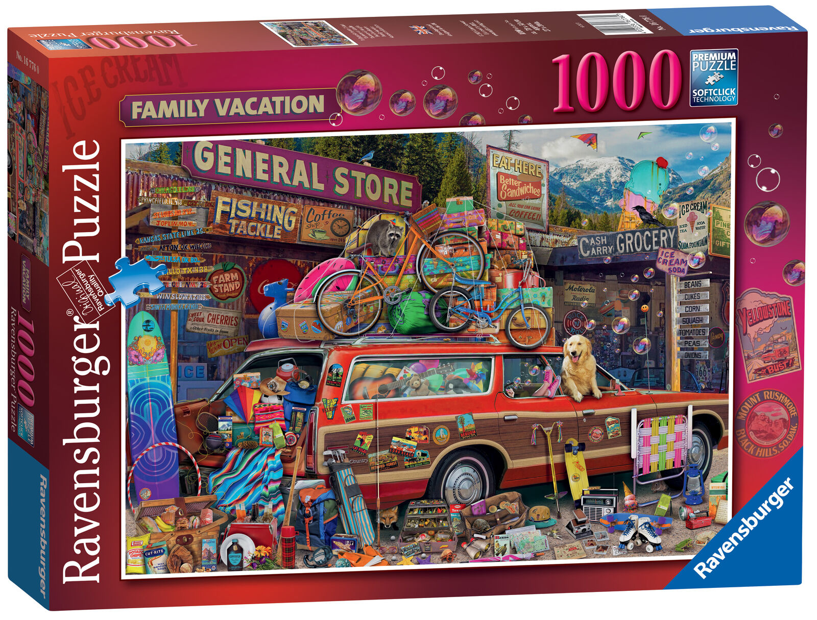 16776 Ravensburger Family Vacation Jigsaw Puzzle 1000 Piece Age 12 Years+