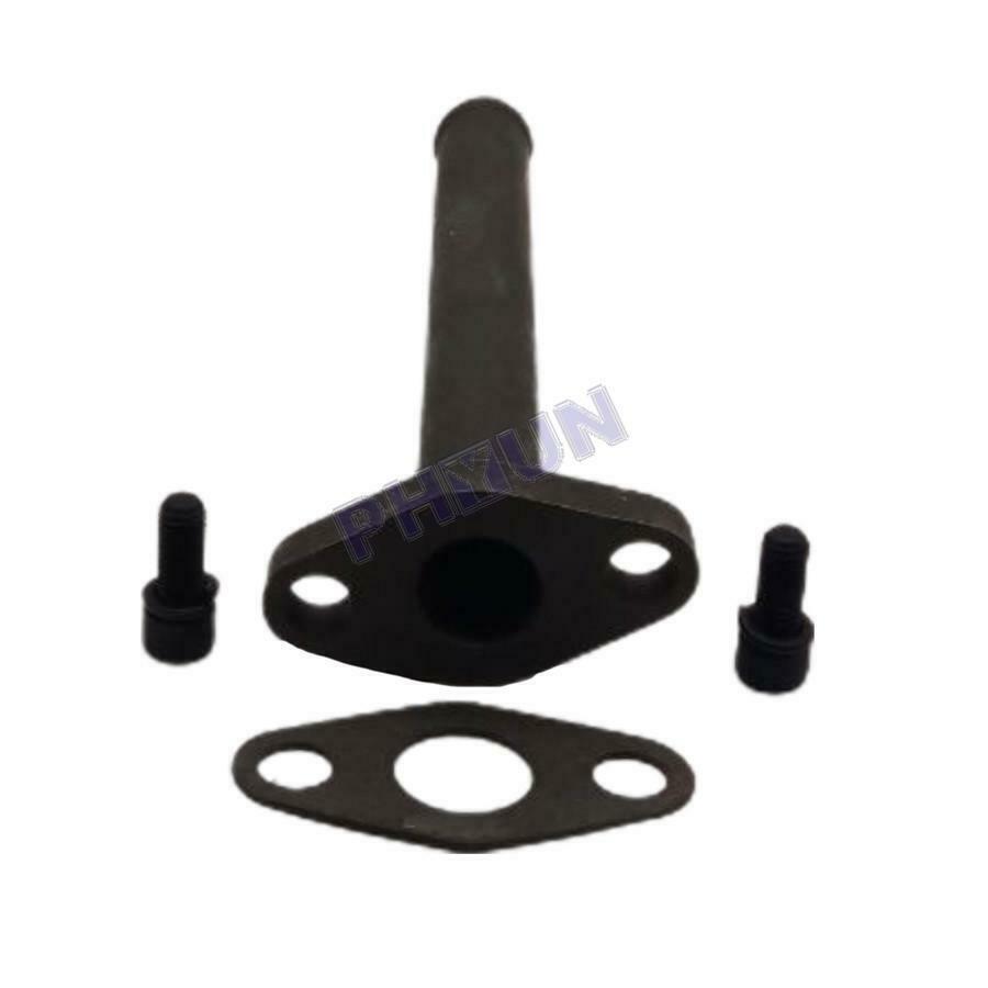 For Garrett GT32 GT42 GT40 T4 Holset Cummins Turbo Oil Drain Flange Kit Black