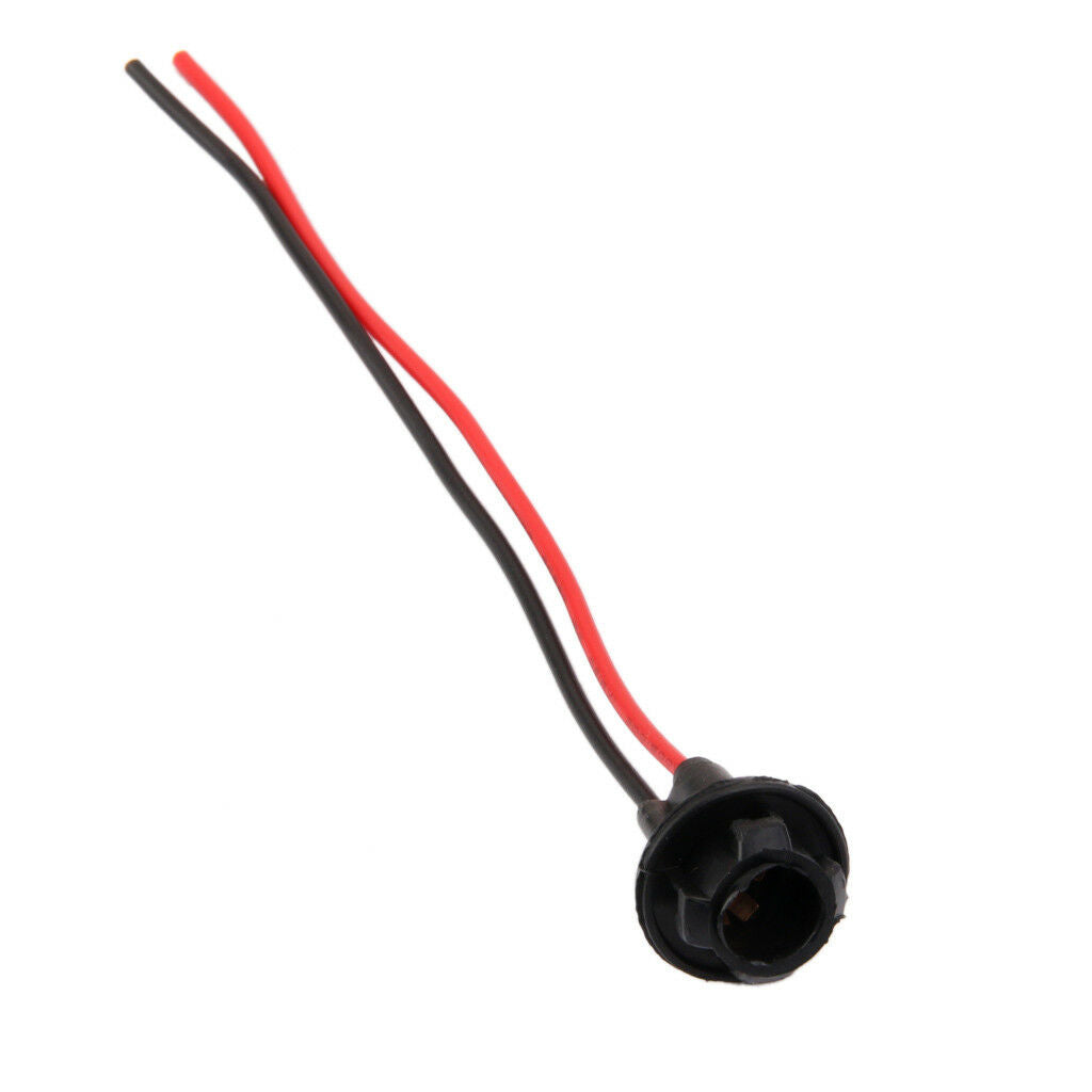 10 Motorcycle Car T10 Light Bulb Dash Board Sockets Plug Connector Holder