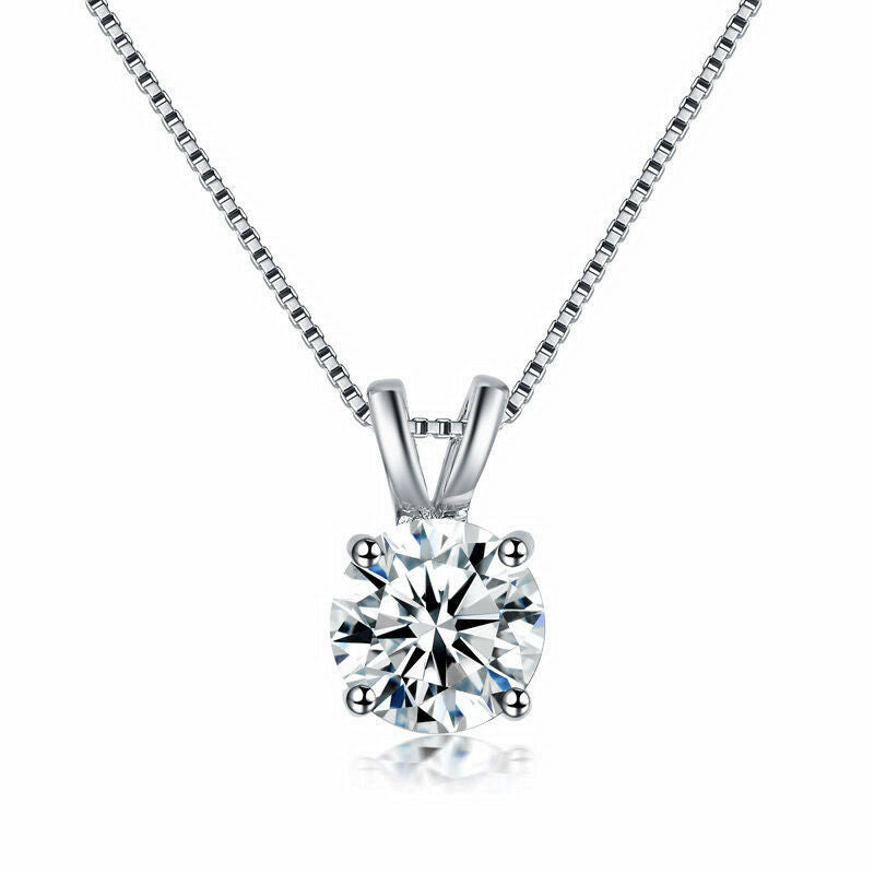 Elegant Women LadyCrystal Zircon Pendant Chain Statement  Necklace Jewelry