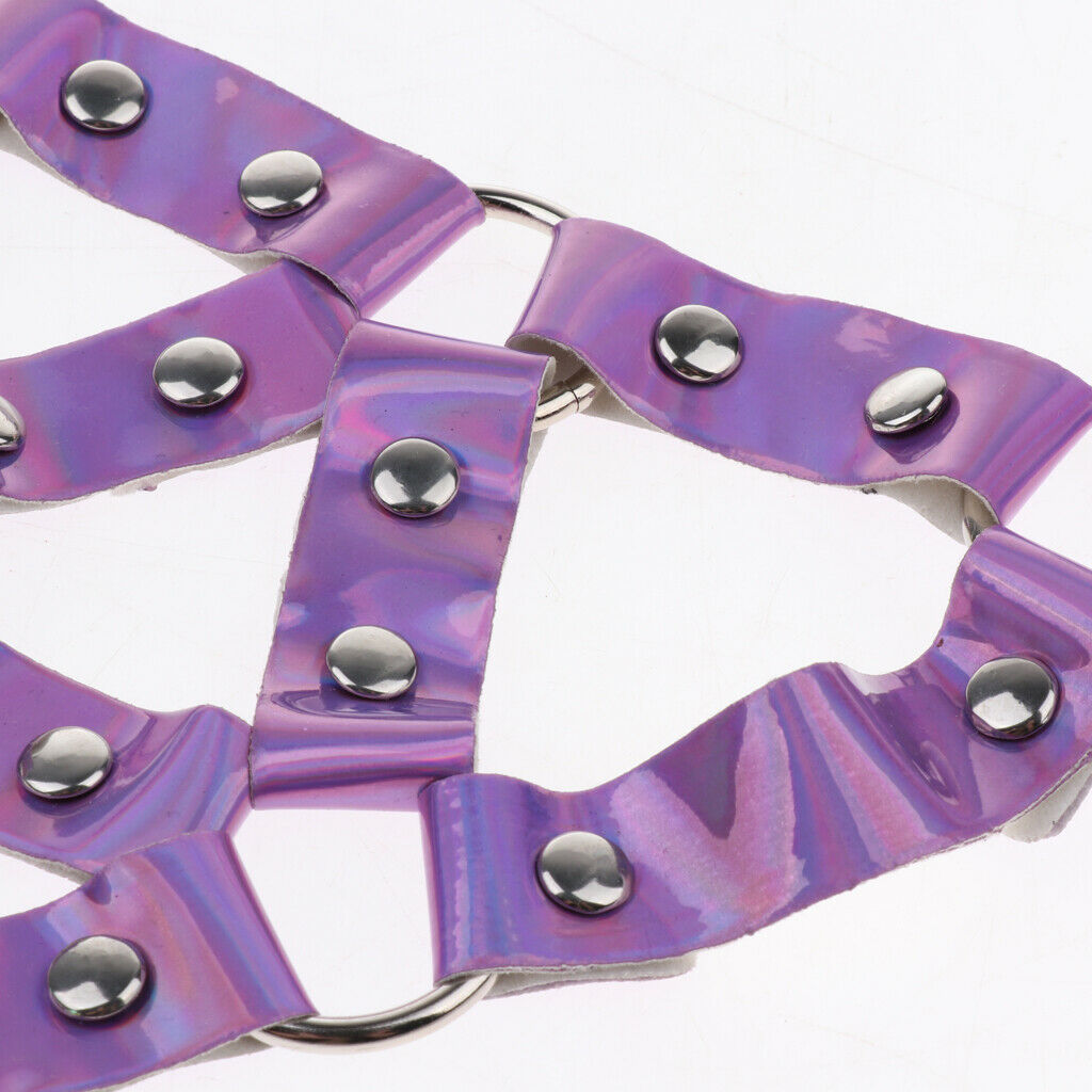 Ladies Harness Straps Harness Brassiere, Gothic Punk Halloween Costumes -