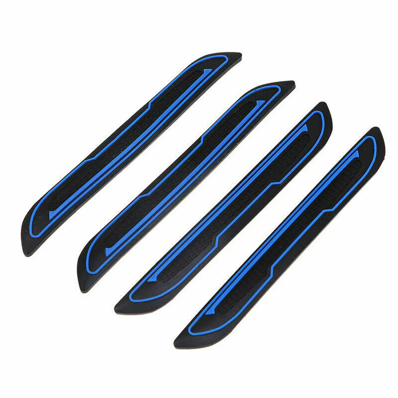 4PCS Car SUV Body Door Side Anti-Collision Protector Strips Decorative Stick Bar
