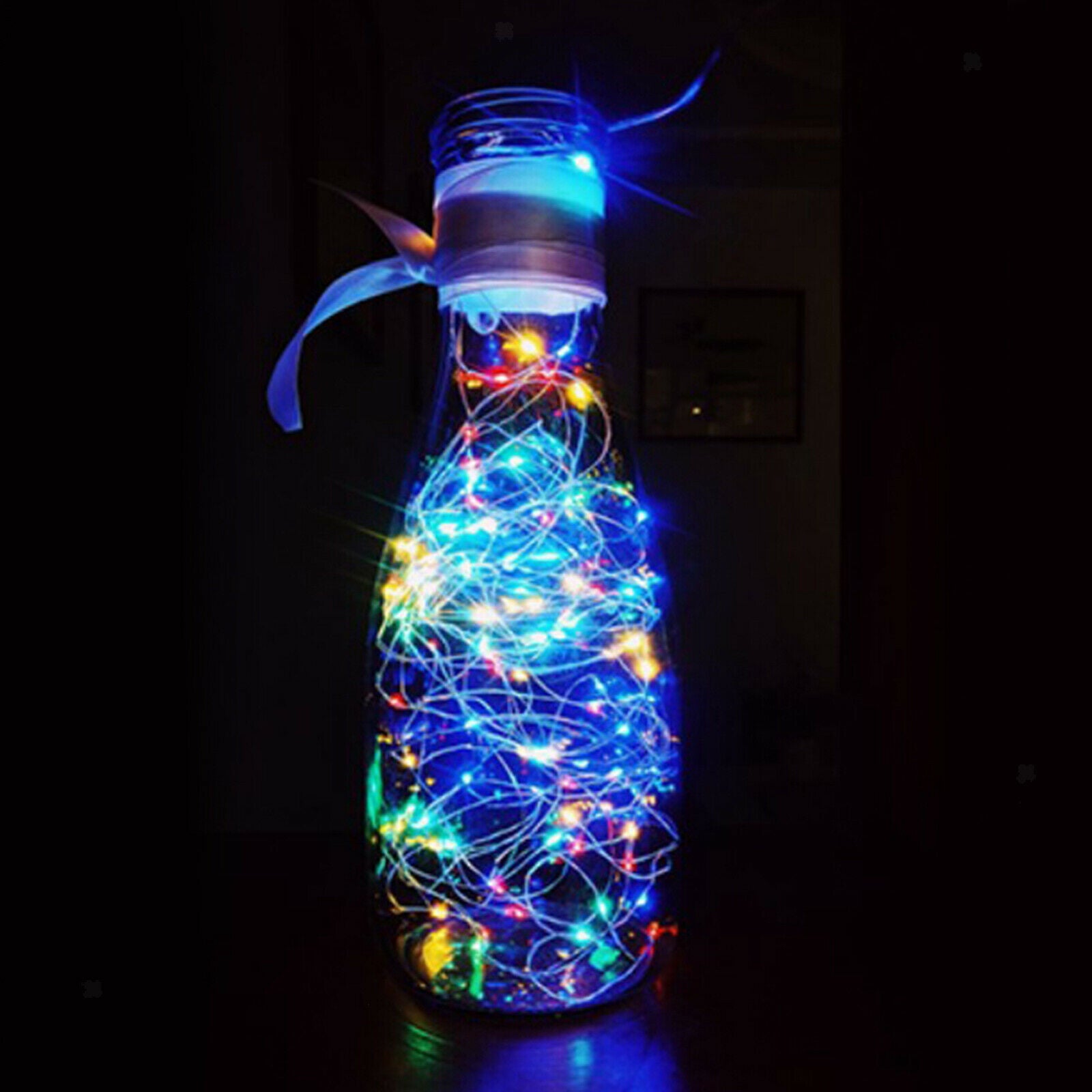Solar Fairy Lights Waterproof Patio Yard Trees Party Decor 100 Colorful LED