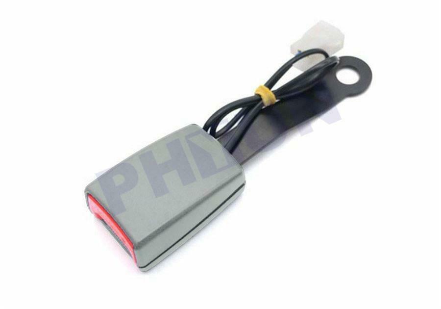 7/8"Camlock Car Front Seat Belt Buckle Socket Plug Connector+Warning Cable US