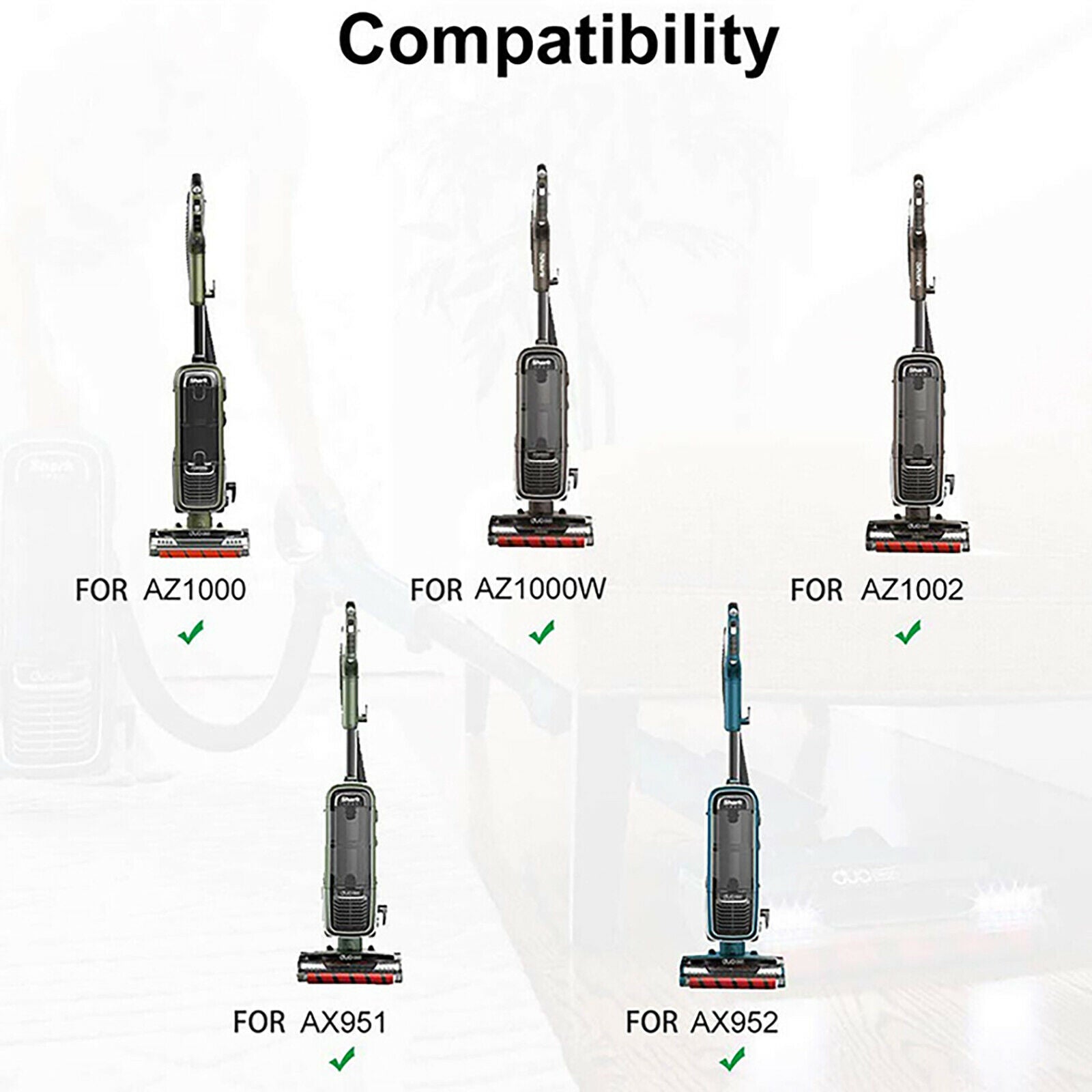 For Shark APEX AZ1002 AX950 AX951 AX952 Vacuum Cleaner Main Brush Roller Brush