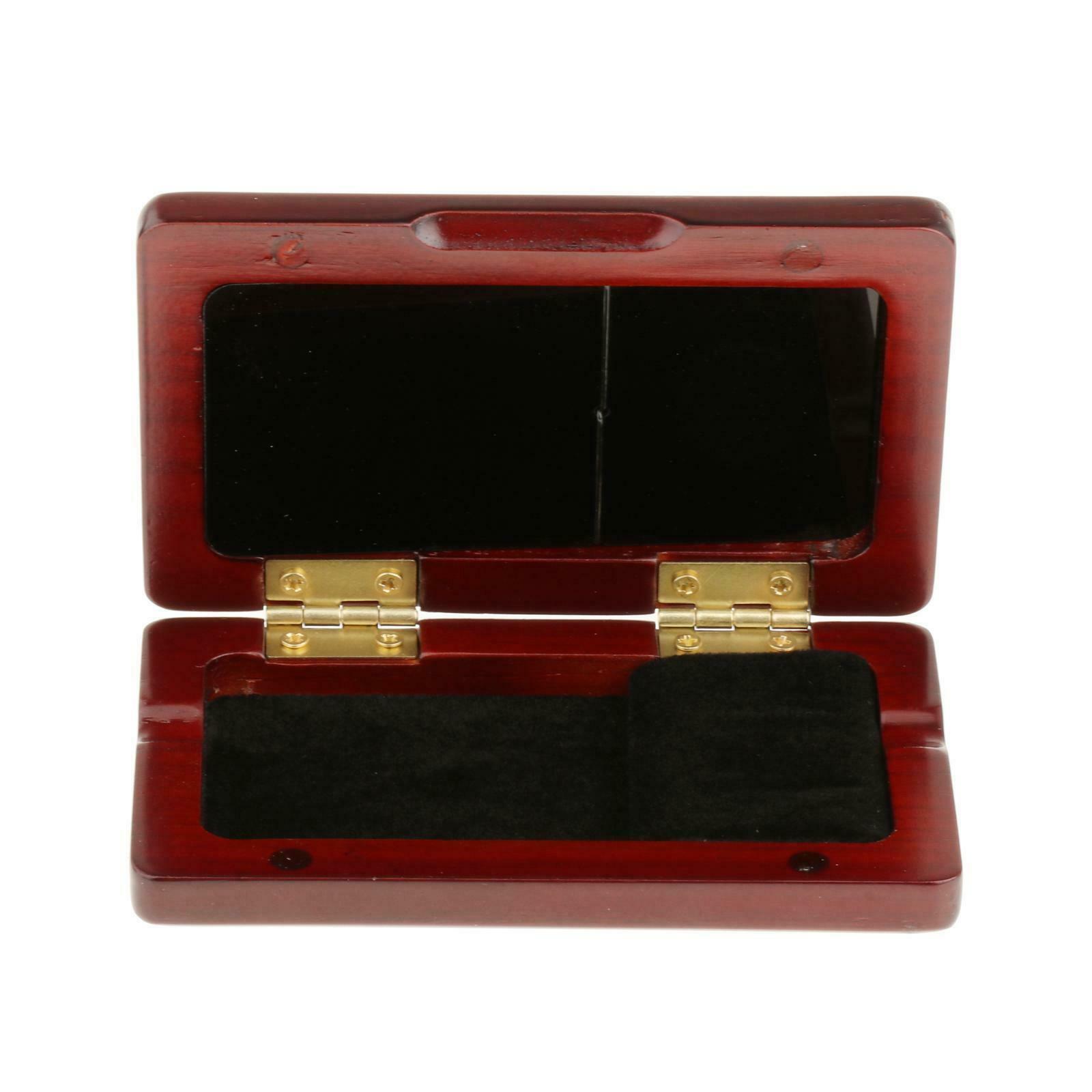 Reed Case Wooden Box for Saxophone 2pcs Reeds Woodwind Instrument Parts
