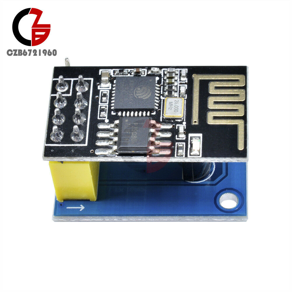 ESP-01S ESP8266 WIFI Wireless Transceiver DS18B20 Temperature Sensor Adapter