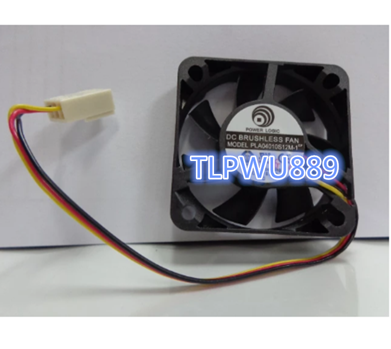 PLA04010S12M-1 40*40*10mm 12V 0.08A 3pin For POWER LOGIC Fan  #tlp