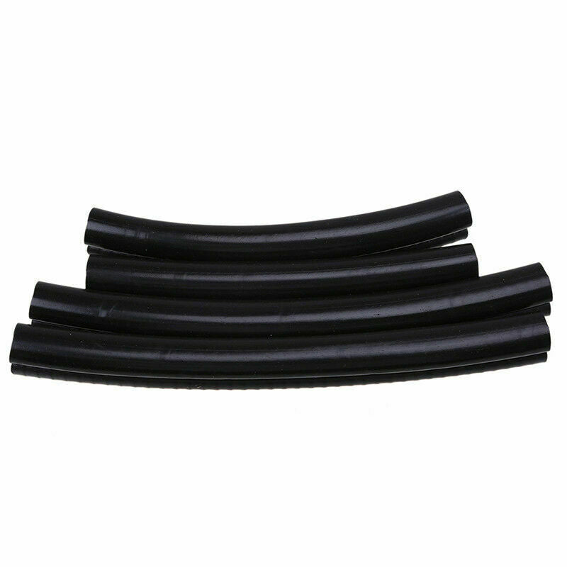 4Pcs Car Door Window Trim Edge Moulding Rubber Weatherstrip Seal Strip Black