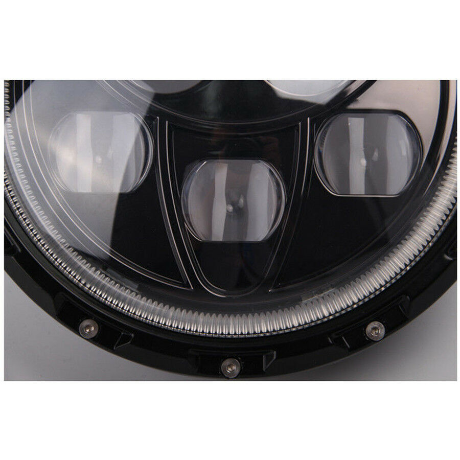1x 7" 60W Led Headlight Hi/Low Beam Headlamp Light For Jeep Wrangler TJ/LJ/CJ/JK