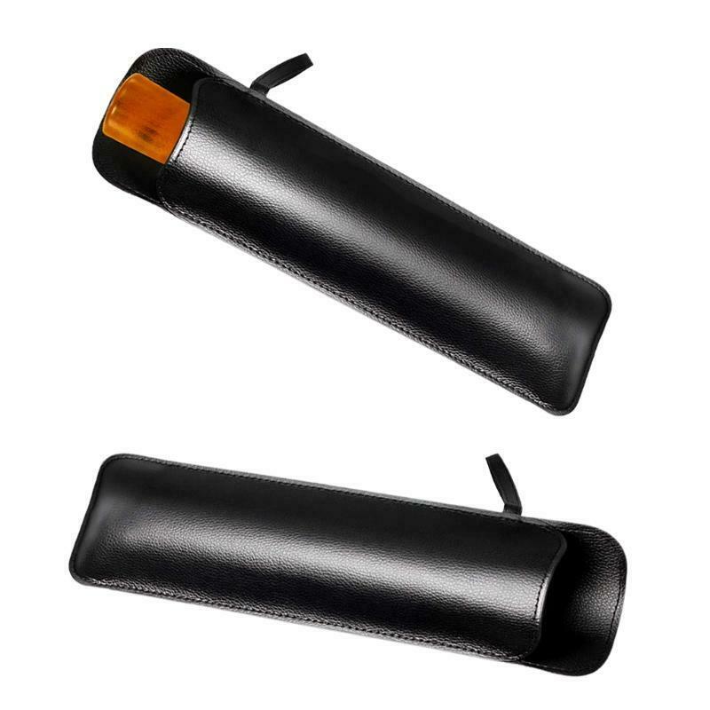 Black PU Leather Umbrella Cover Case Portable Waterproof Umbrella Storage Pocket