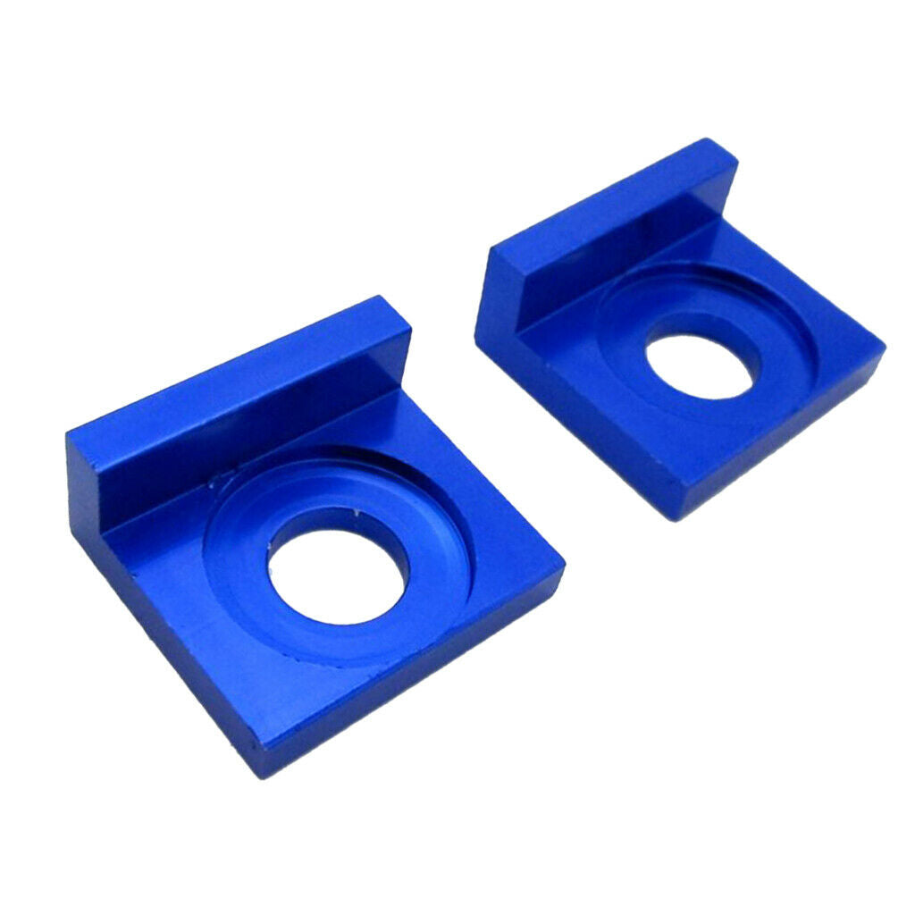 15mm Chain Adjuster Tensioner Block for Dirt Bike Motorcycle Blue & Red