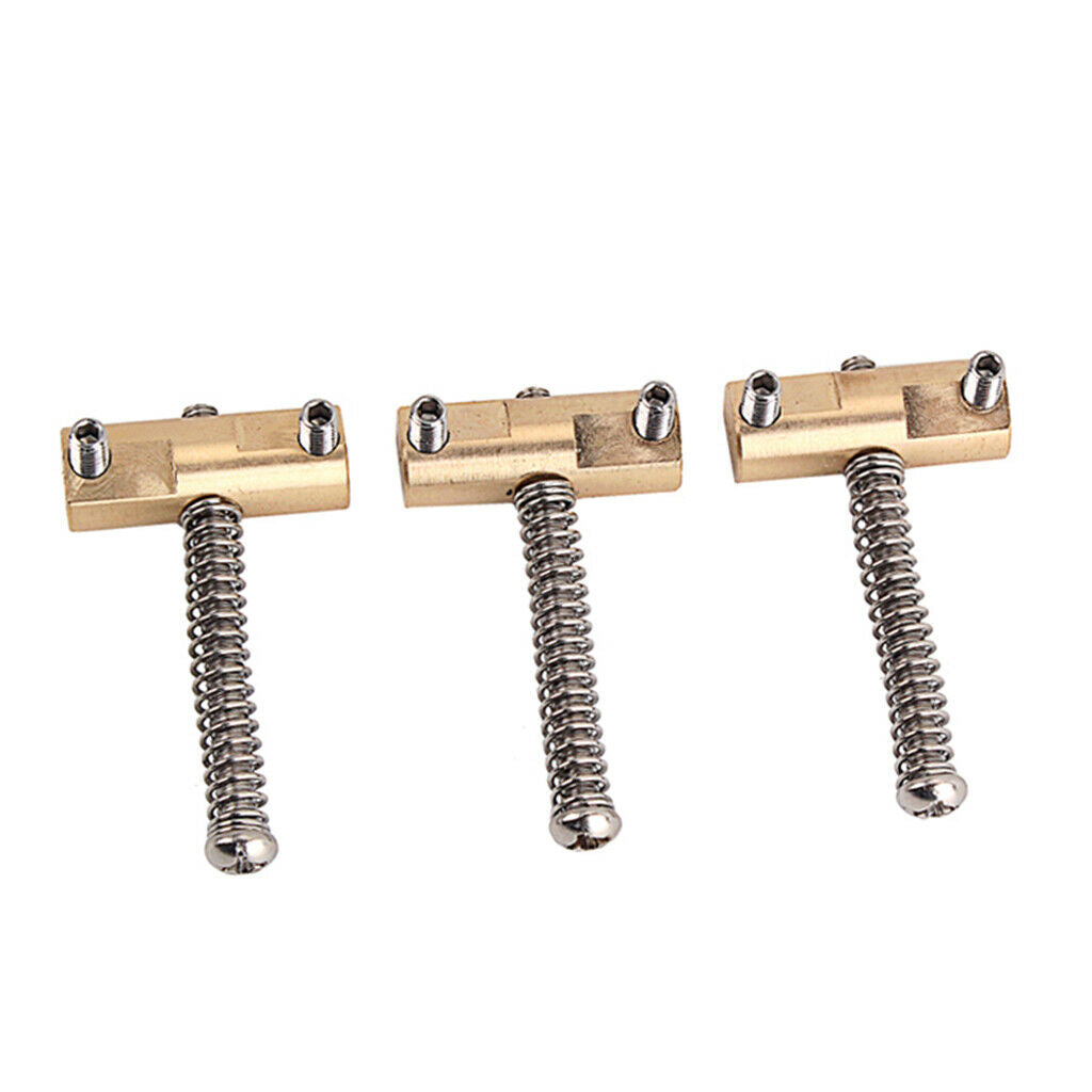 Fixed Compensated Saddle for TL Style Electric Guitar Bridge Parts Copper