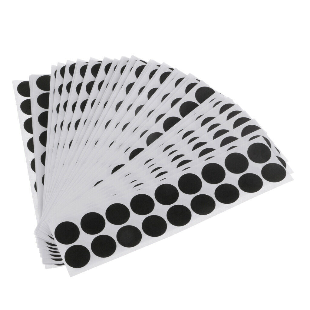 900pcs Self Adhesive Shooting Paper Target Paster Stickers Patches Black