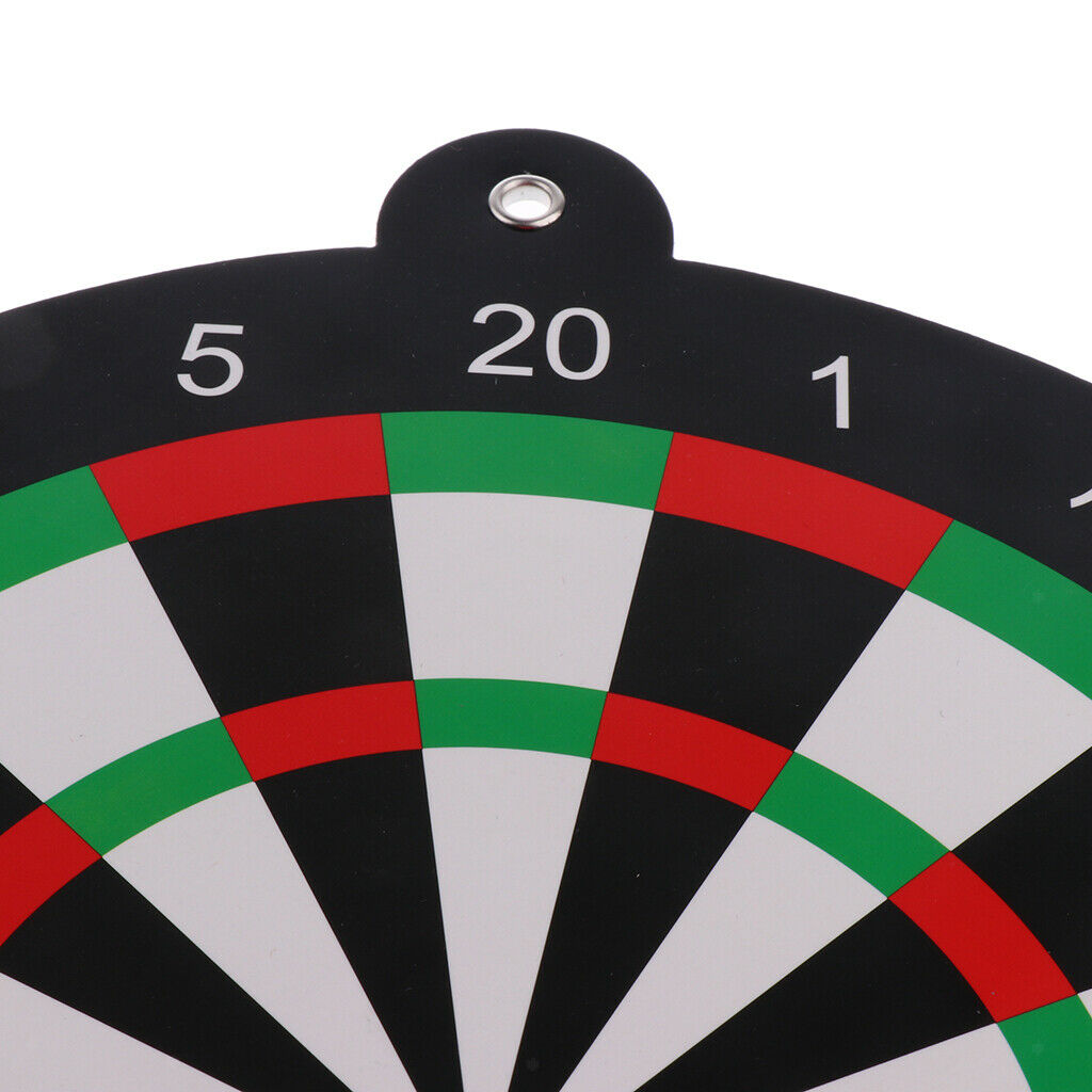 Children's magnetic dart game set with 9.45 inch dartboard and 2 light ones