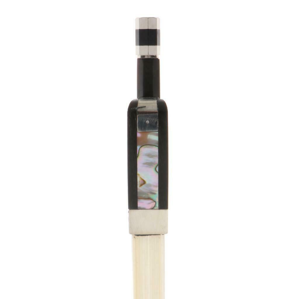 4/4 Size Cello Bow Natural Carbon Fiber Ponytail