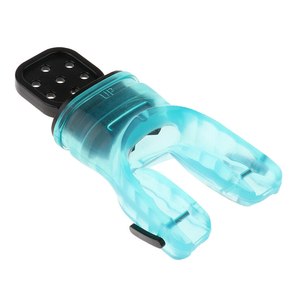 2X Silicone Scuba Diving Dive Snorkel Moldable Bite Mouthpiece Regulator Green