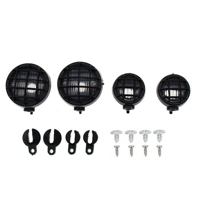 RC Car Round Lampshade / Light Cover for 1:10 RC Cler Axial SCX10 D90 Tamiya CW5