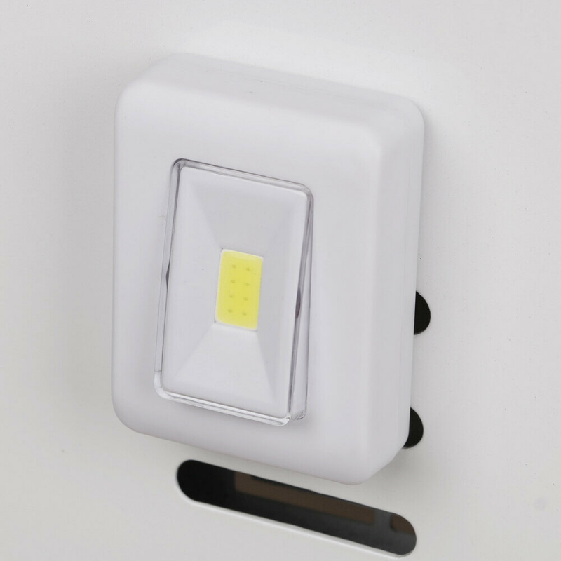 Wireless Cob Led Wall Switch Battery Powered Closet Cordless Night Light