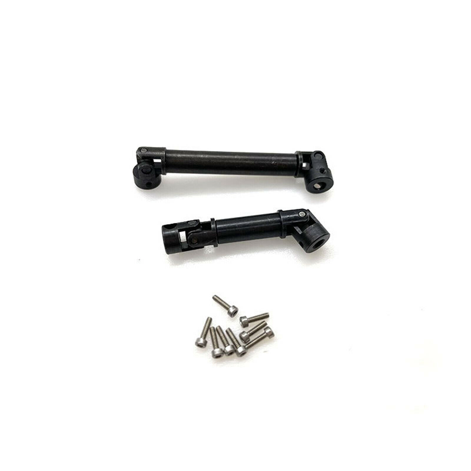 2pcs/set Metal Front Rear Drive Shafts for 1/24 Axial SCX24 90081 RC Car