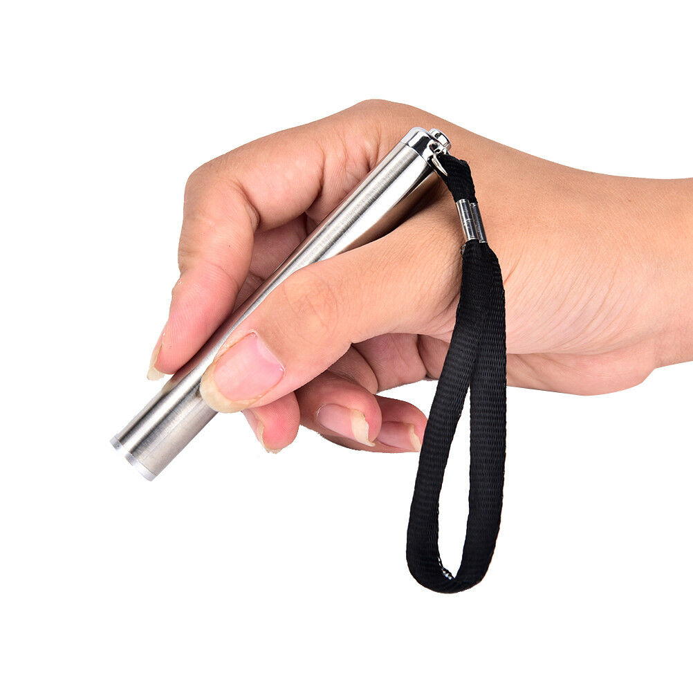battery led flashlight powerful mini led torch pen design metal 、 .l8