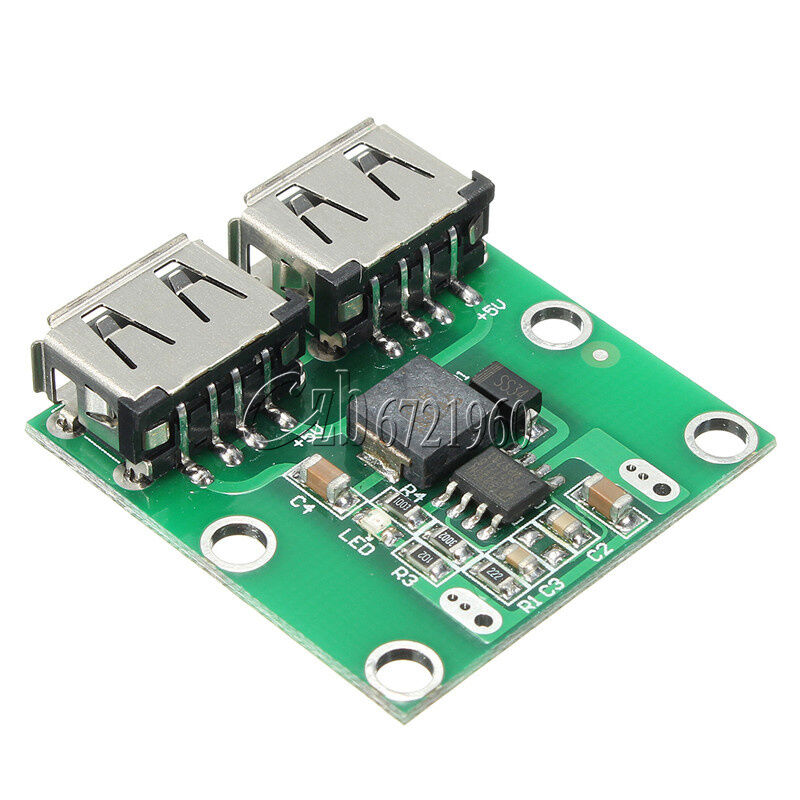9V/12V/24V to 5V DC-DC Step Down Charger Power Module Dual USB Voltage Board