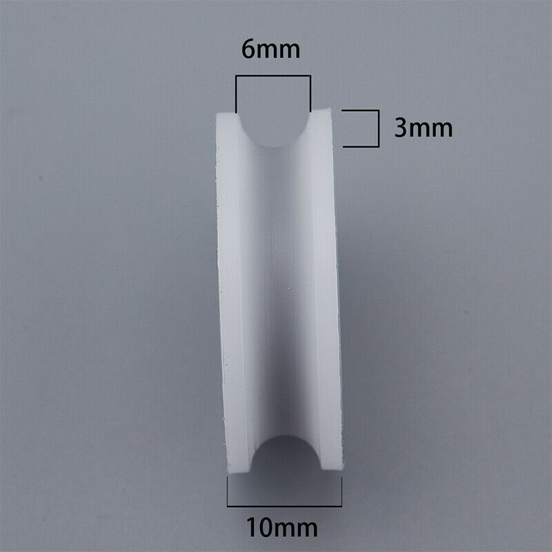 5pcs Embedded 608U Groove Ball Bearing Guide Pulley 8*30*10mm For Guide Roll SJ