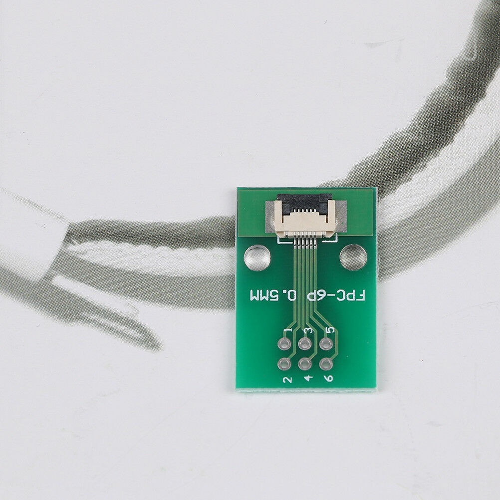 1Pcs 6 pin 0.5mm FFC FPC to 6P dip 2.54mm PCB converter board adapte.l8